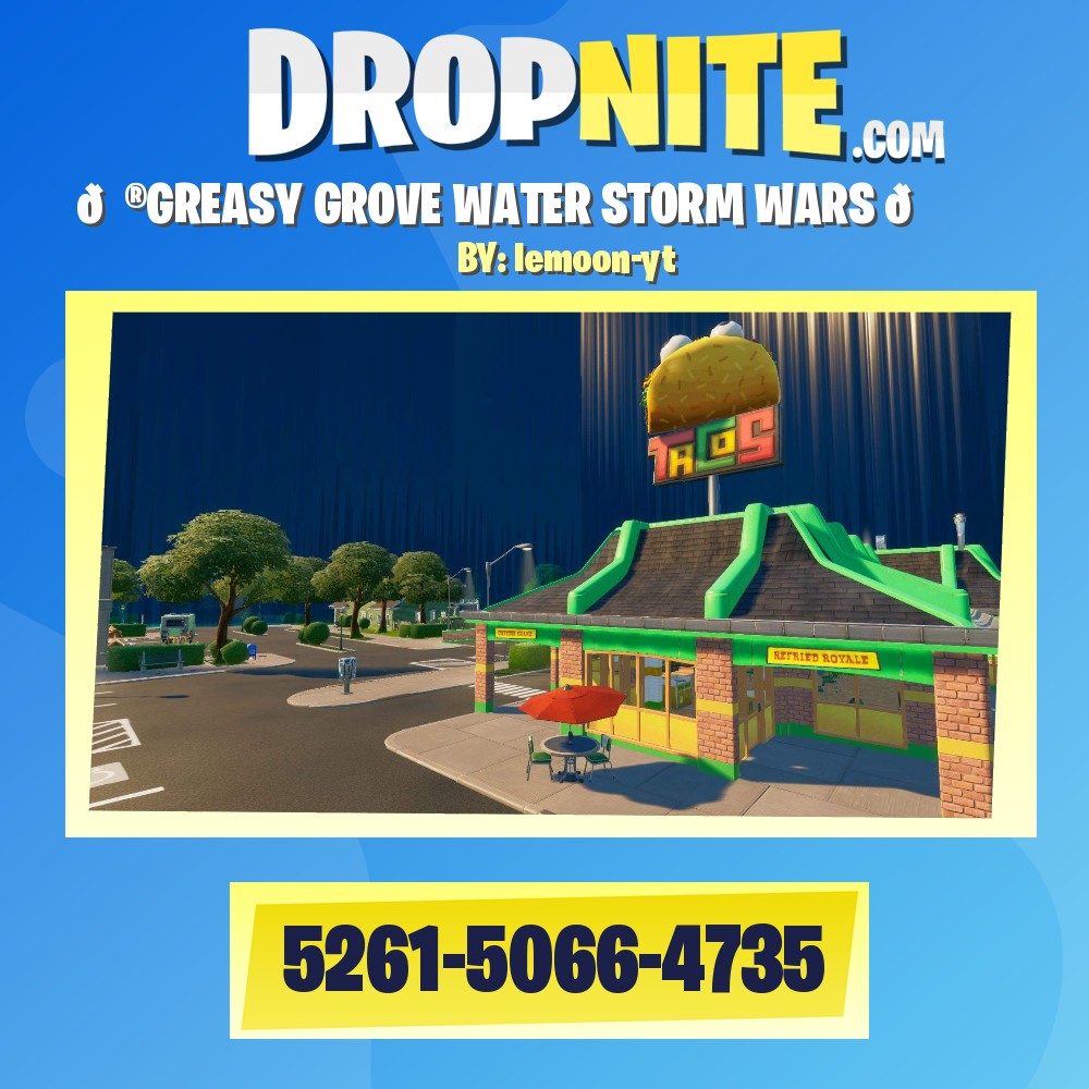 🌮GREASY GROVE WATER STORM WARS 🌊