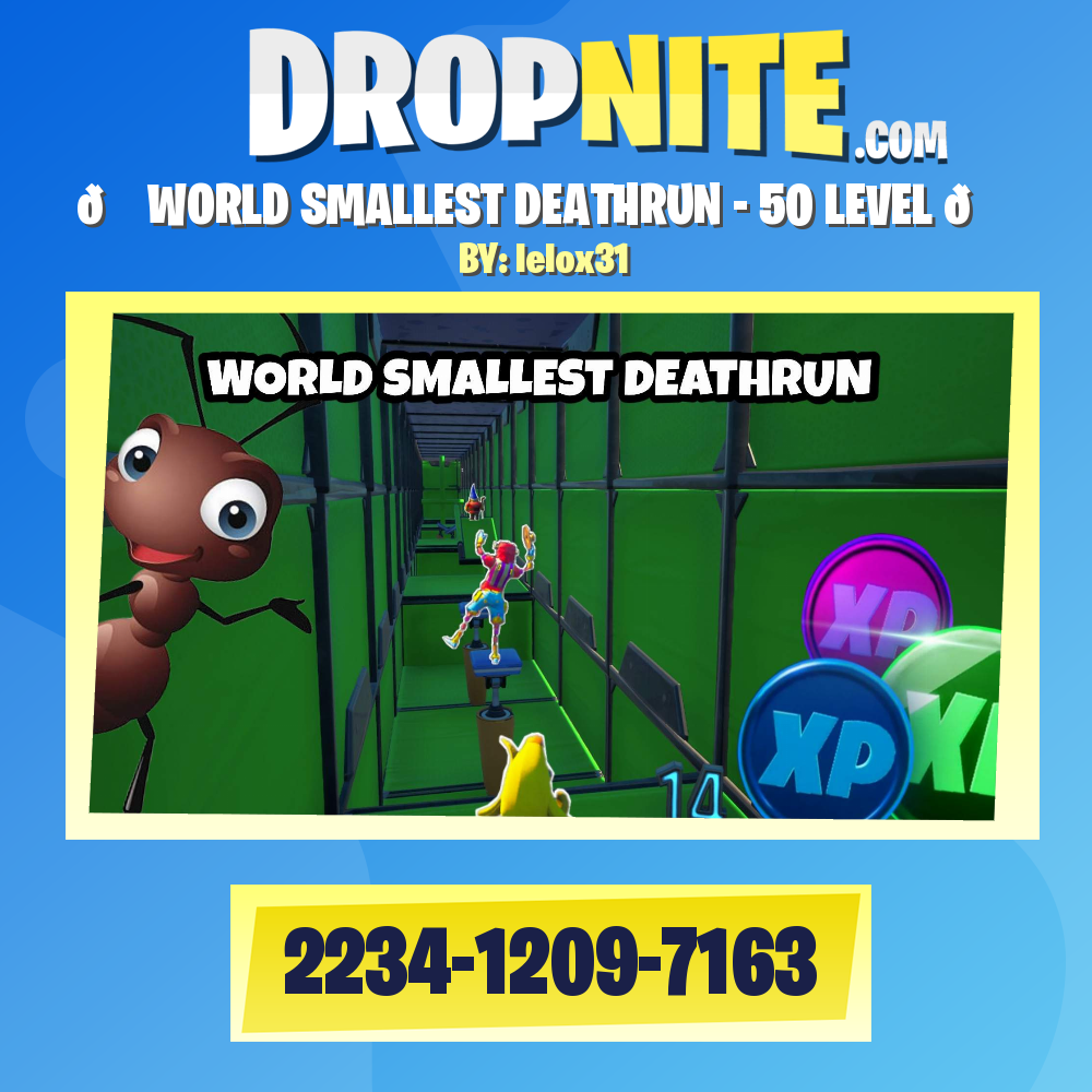 🐜 WORLD SMALLEST DEATHRUN - 50 LEVEL 🐜