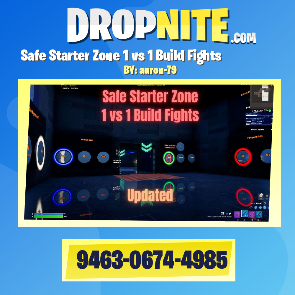 1 v 1 Safe Starting Zone