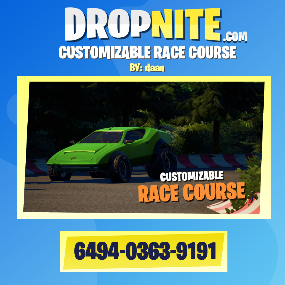 CUSTOMIZABLE RACE COURSE