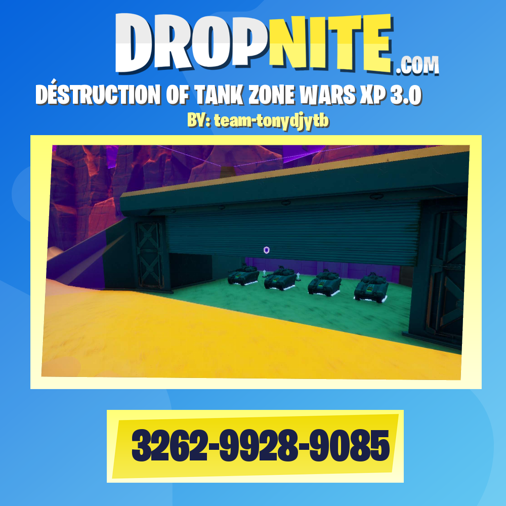 DÉSTRUCTION OF TANK ZONE WARS 3.0