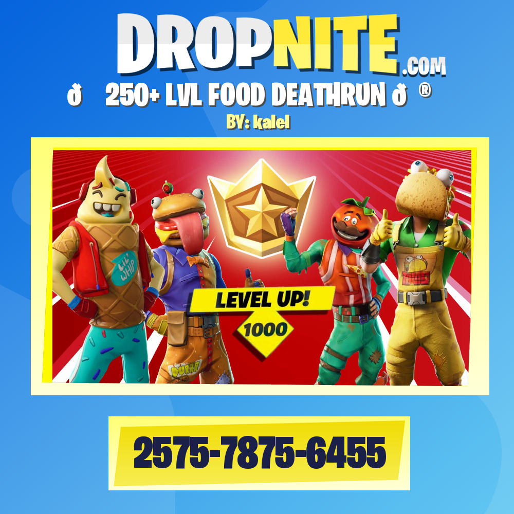 🍔 250+ LVL FOOD DEATHRUN 🌮