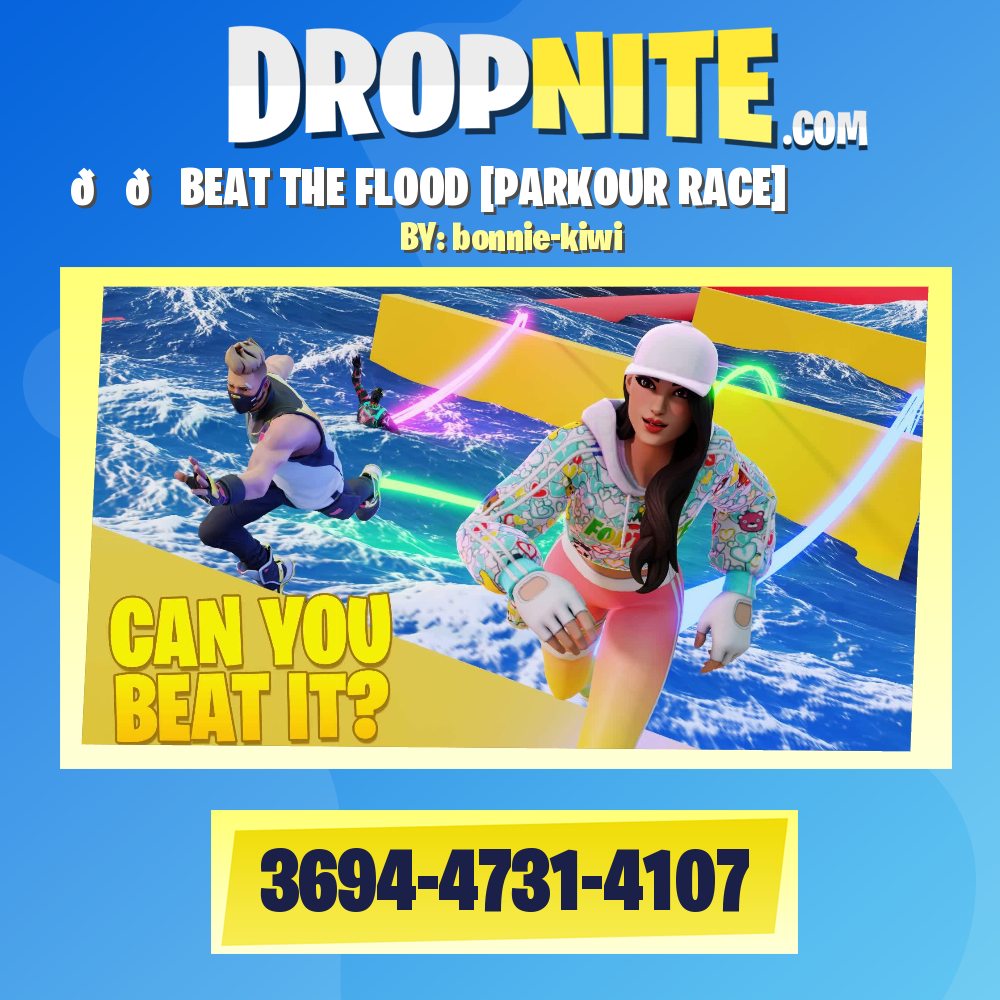 🏃🌊BEAT THE FLOOD [PARKOUR RACE]