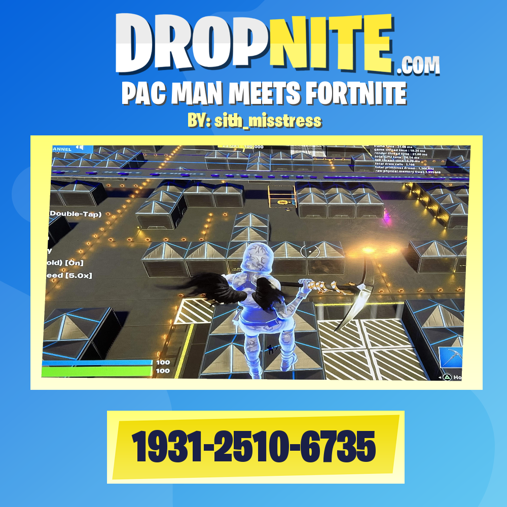 PAC MAN MEETS FORTNITE