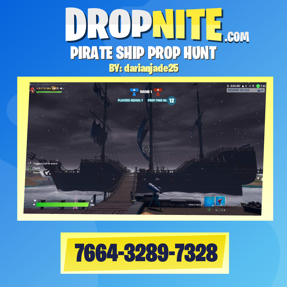 PIRATE SHIP PROP HUNT