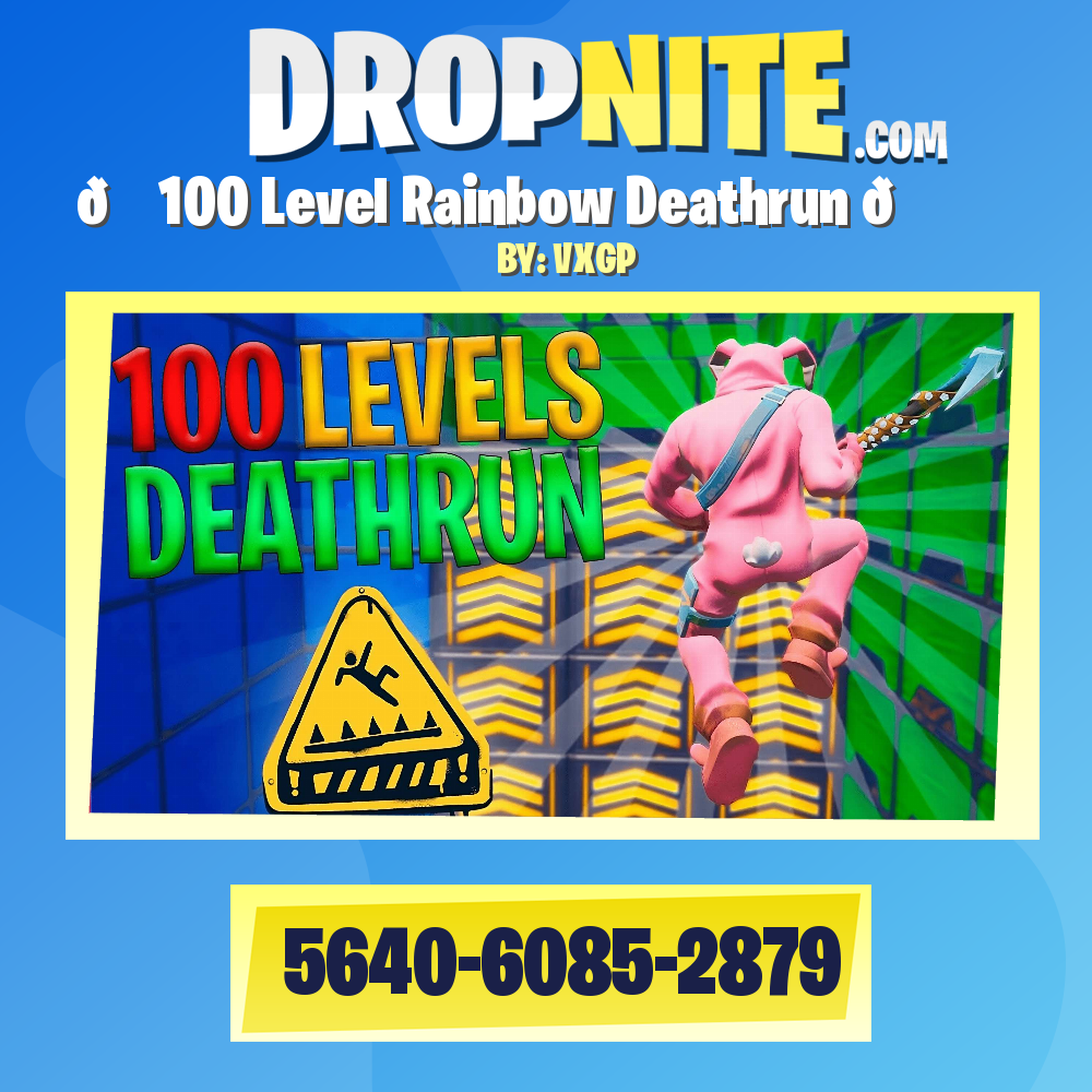 🌈 100 Level Rainbow Deathrun 🌈
