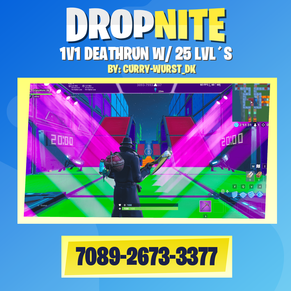 1V1 DEATHRUN W/ 25 LVL´S