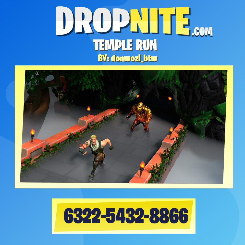 TEMPLE RUN - Fortnite Creative Map Code - Dropnite