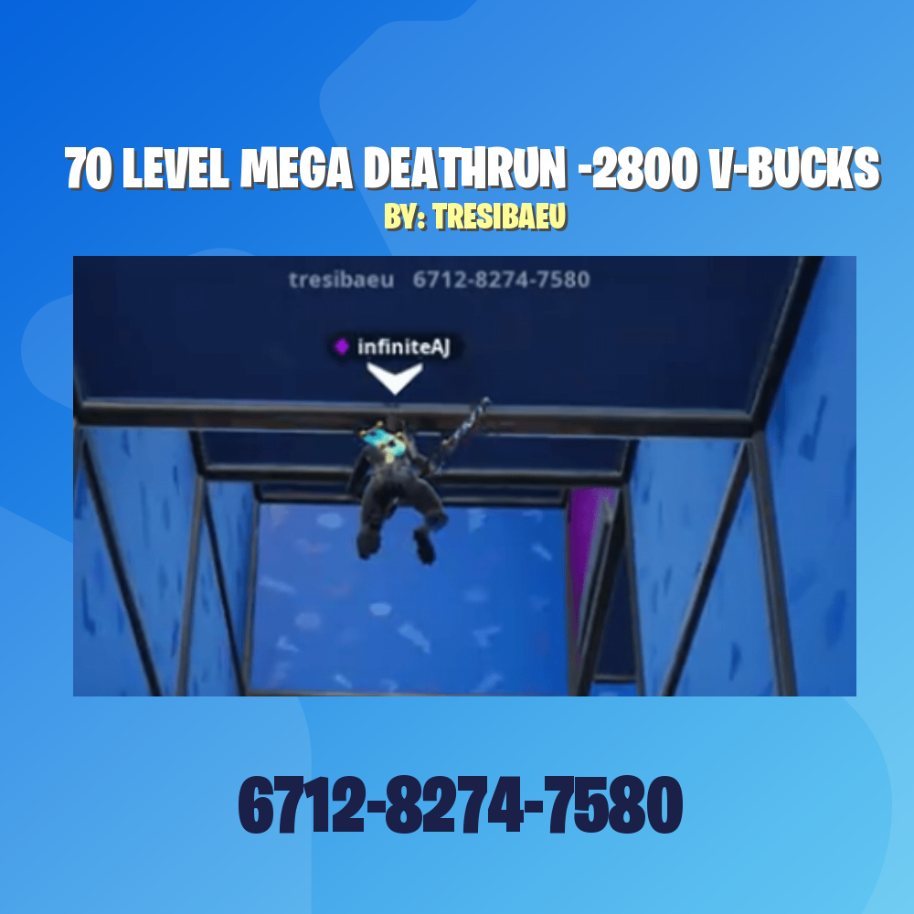 70 LEVEL MEGA DEATHRUN -2800 V-BUCKS