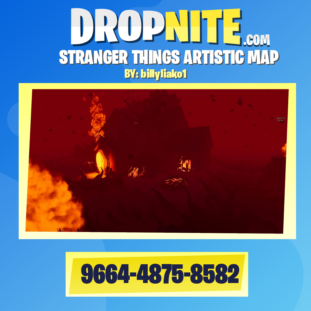 STRANGER THINGS ARTISTIC MAP