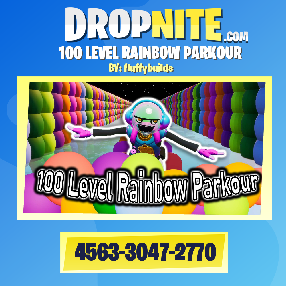 100 LEVEL RAINBOW PARKOUR