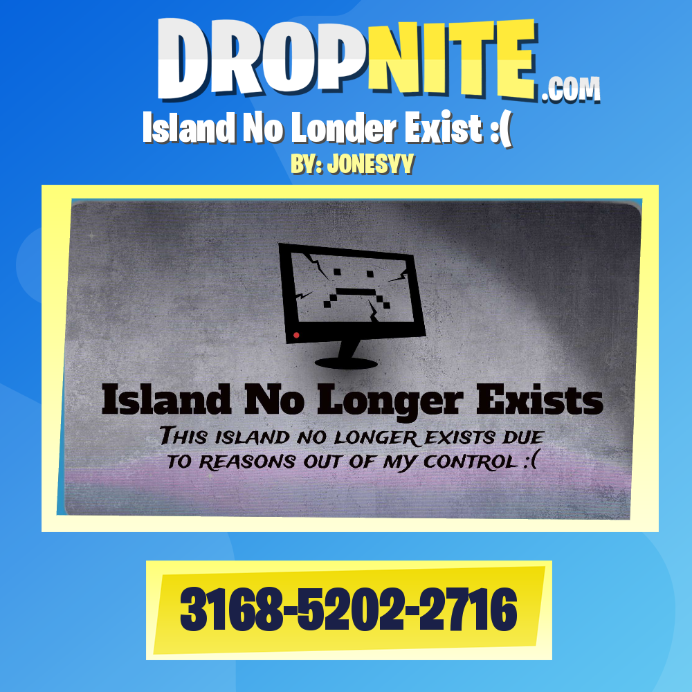 Island No Londer Exists :(
