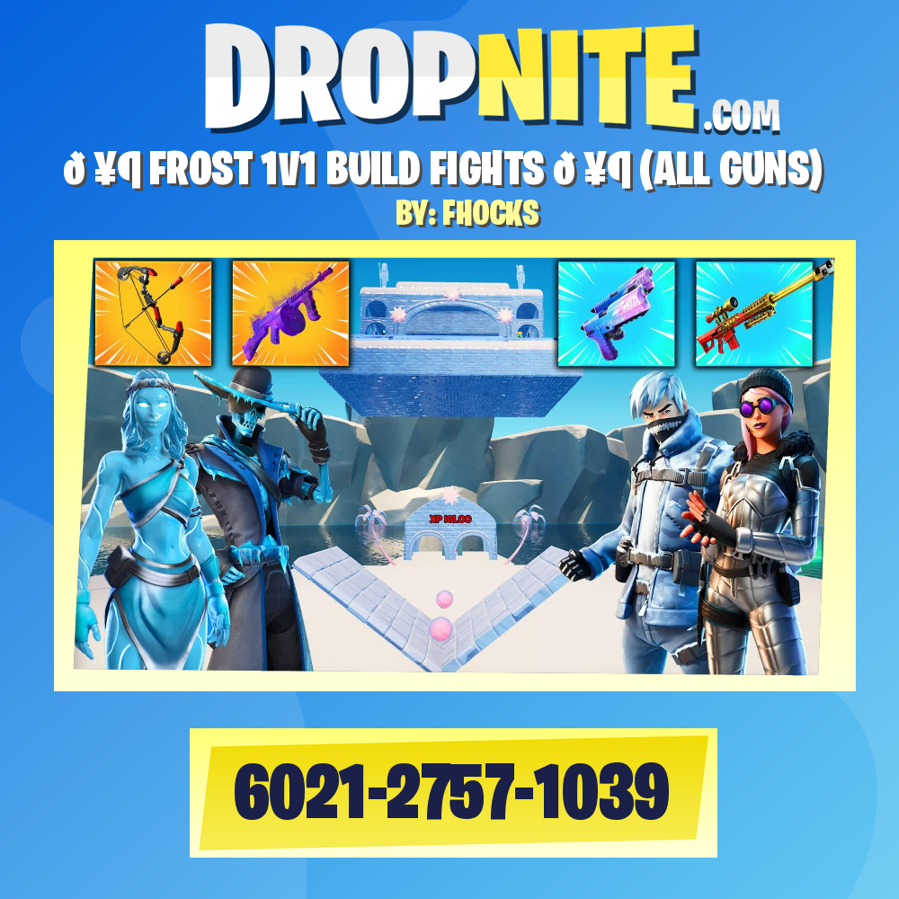 🥶 FROST 1V1 BUILD FIGHTS 🥶 (ALL GUNS)