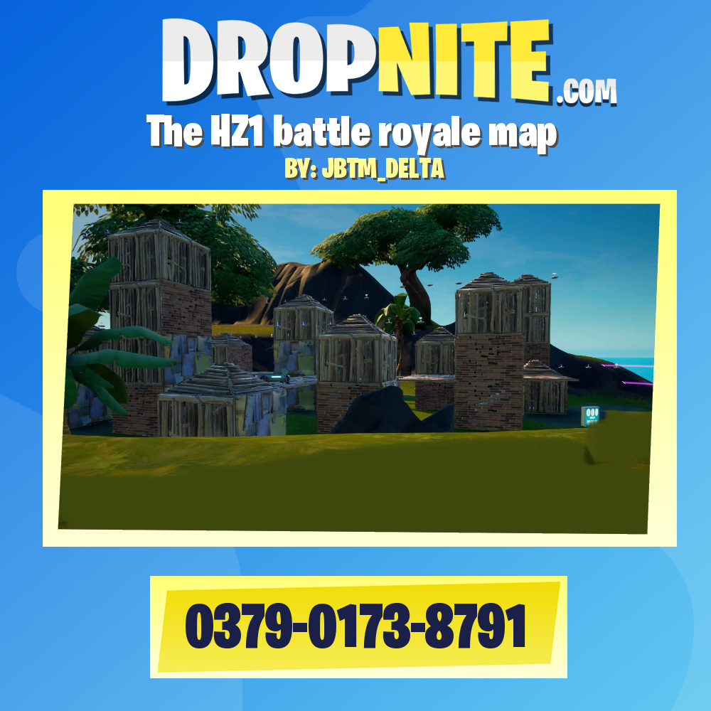 The HZ1 battle royale map