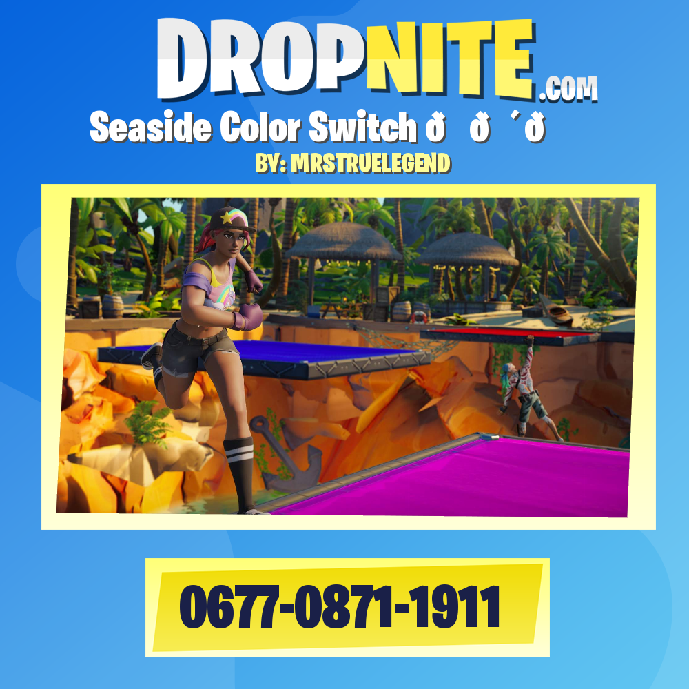 Seaside Color Switch 🌊🌴🌈