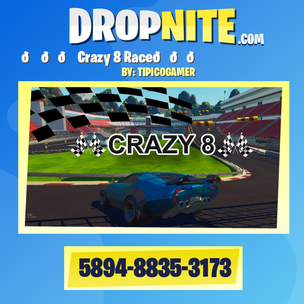 🏎 🏁🏎 Crazy 8 Race🏎🏁🏎