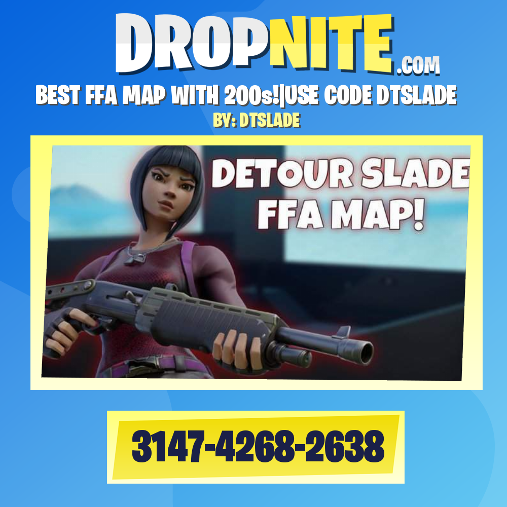 BEST FFA MAP WITH 200s!|USE CODE DTSLADE