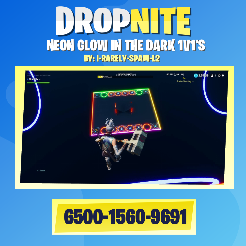 NEON GLOW IN THE DARK 1V1'S