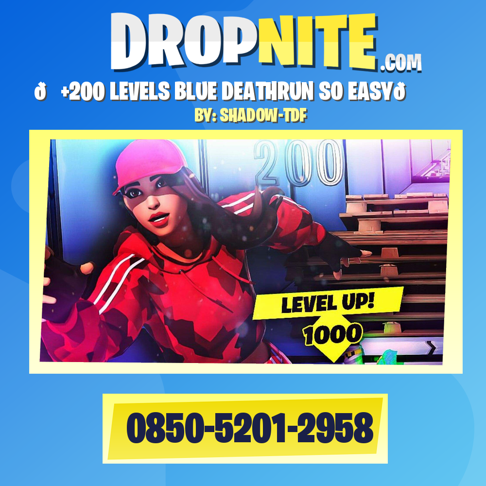 💙+200 LEVELS BLUE DEATHRUN SO EASY💙