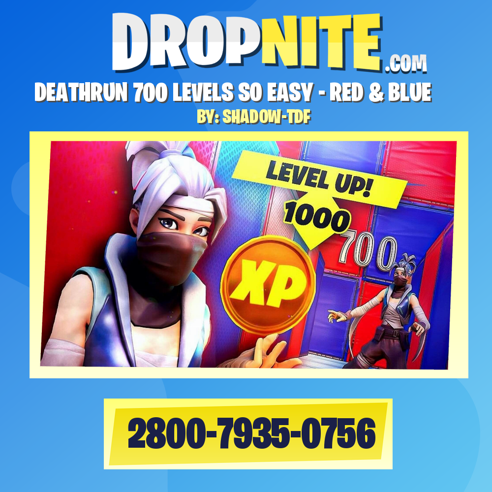DEATHRUN 700 LEVELS SO EASY - RED & BLUE