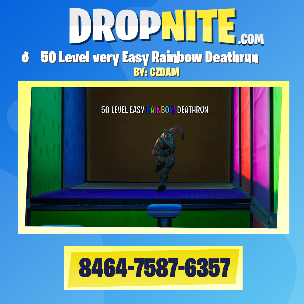🌈 50 Level very Easy Rainbow Deathrun