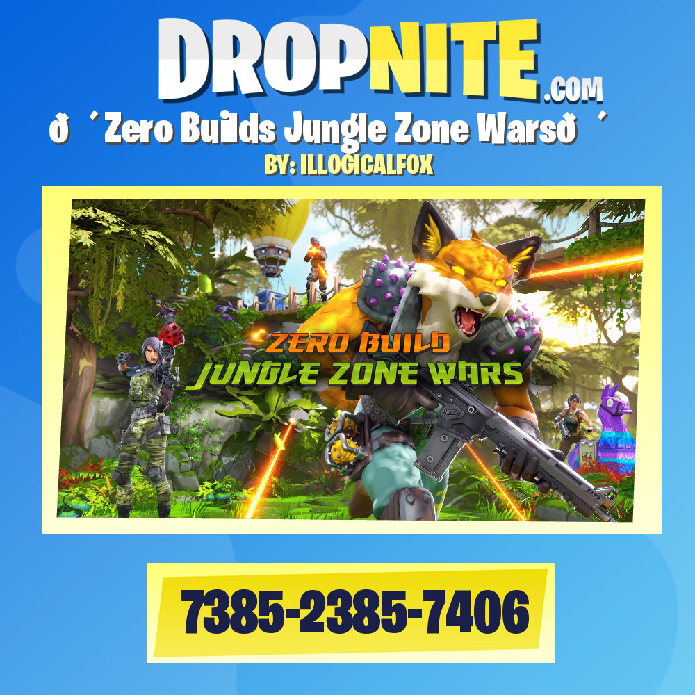 🌴Zero Builds Jungle Zone Wars🌴