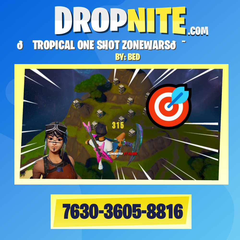 🏖️TROPICAL ONE SHOT ZONEWARS🎯