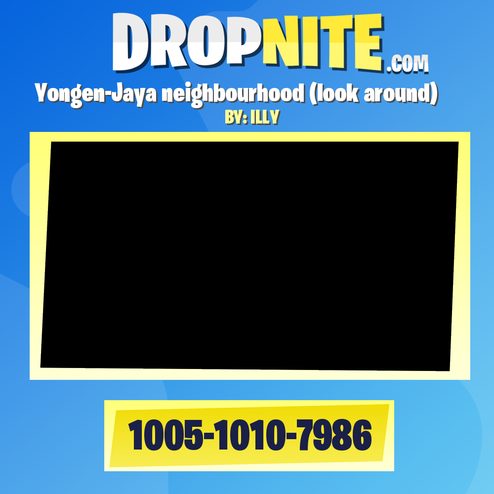 Yongen-Jaya neighbourhood (look around)