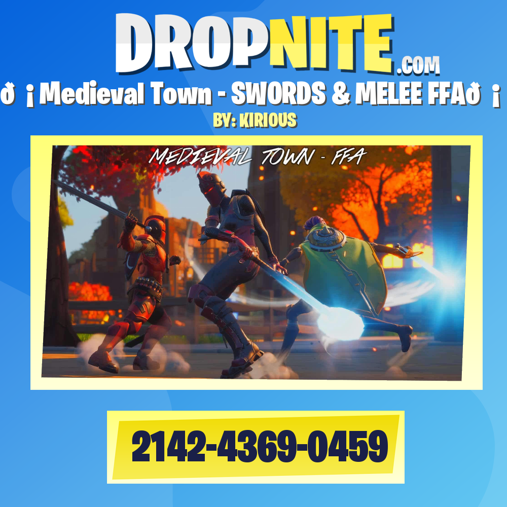 🗡️Medieval Town - SWORDS & MELEE FFA🗡️