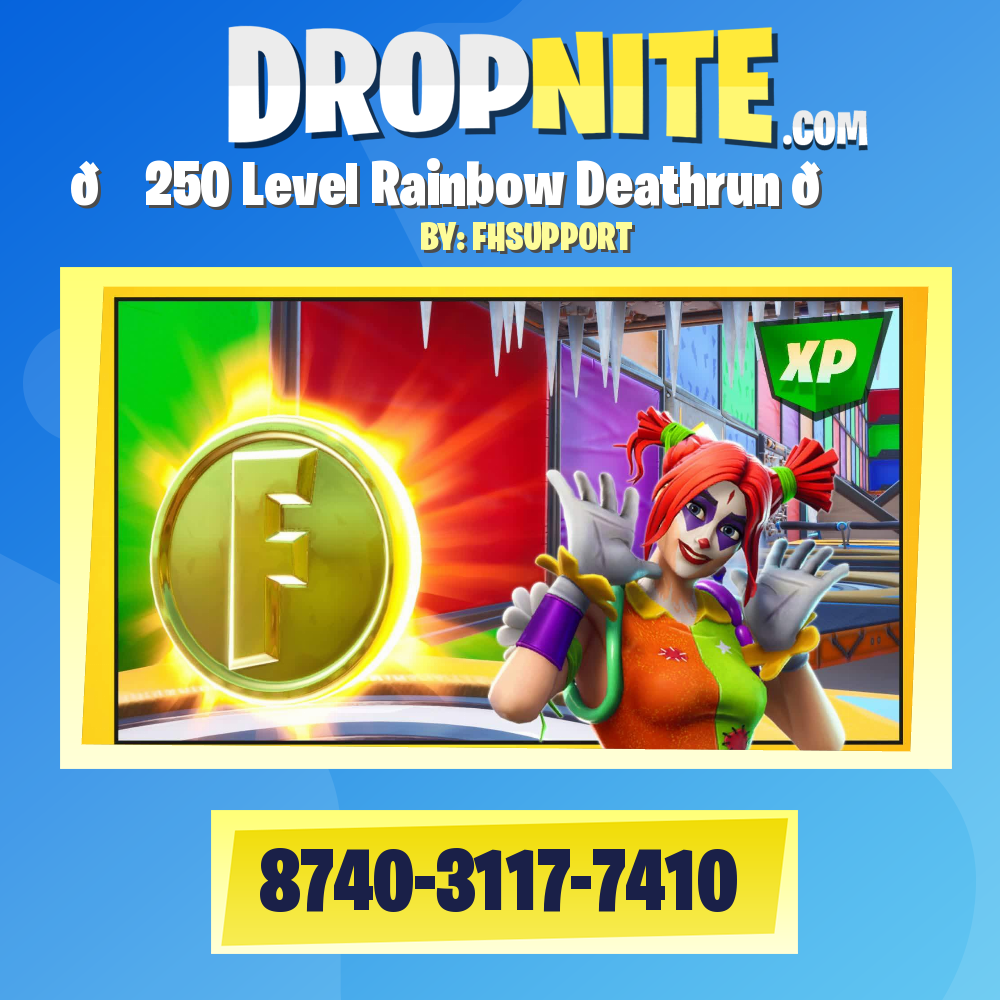 🌈 250 Level Rainbow Deathrun 🌈