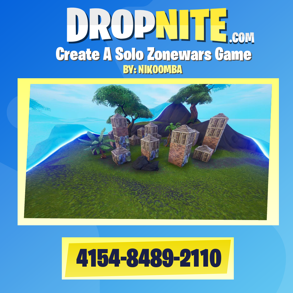 Create A Solo Zonewars Game