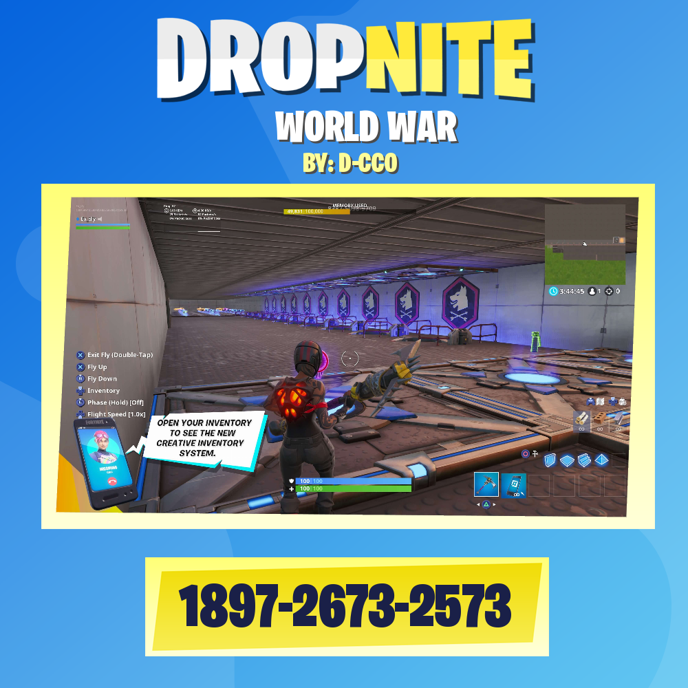 WORLD WAR - Fortnite Creative Map Code - Dropnite