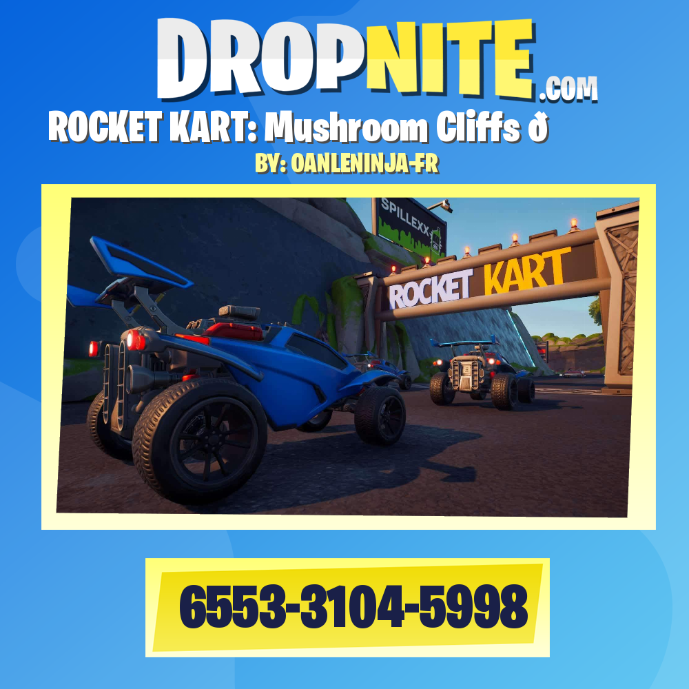 ROCKET KART: Mushroom Cliffs 🏎️