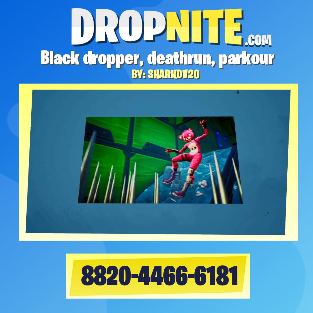 Black dropper, deathrun, parkour