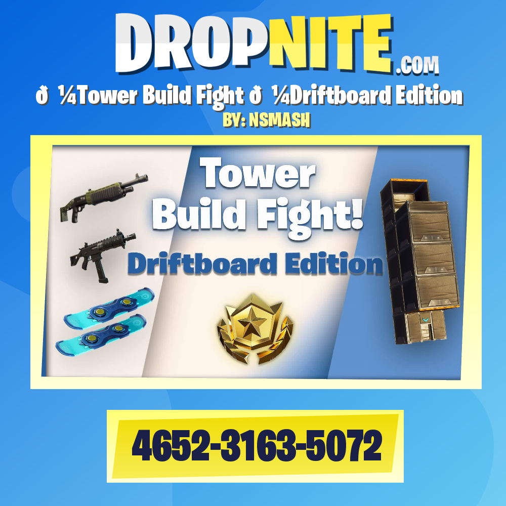 🗼Tower Build Fight 🗼Driftboard Edition