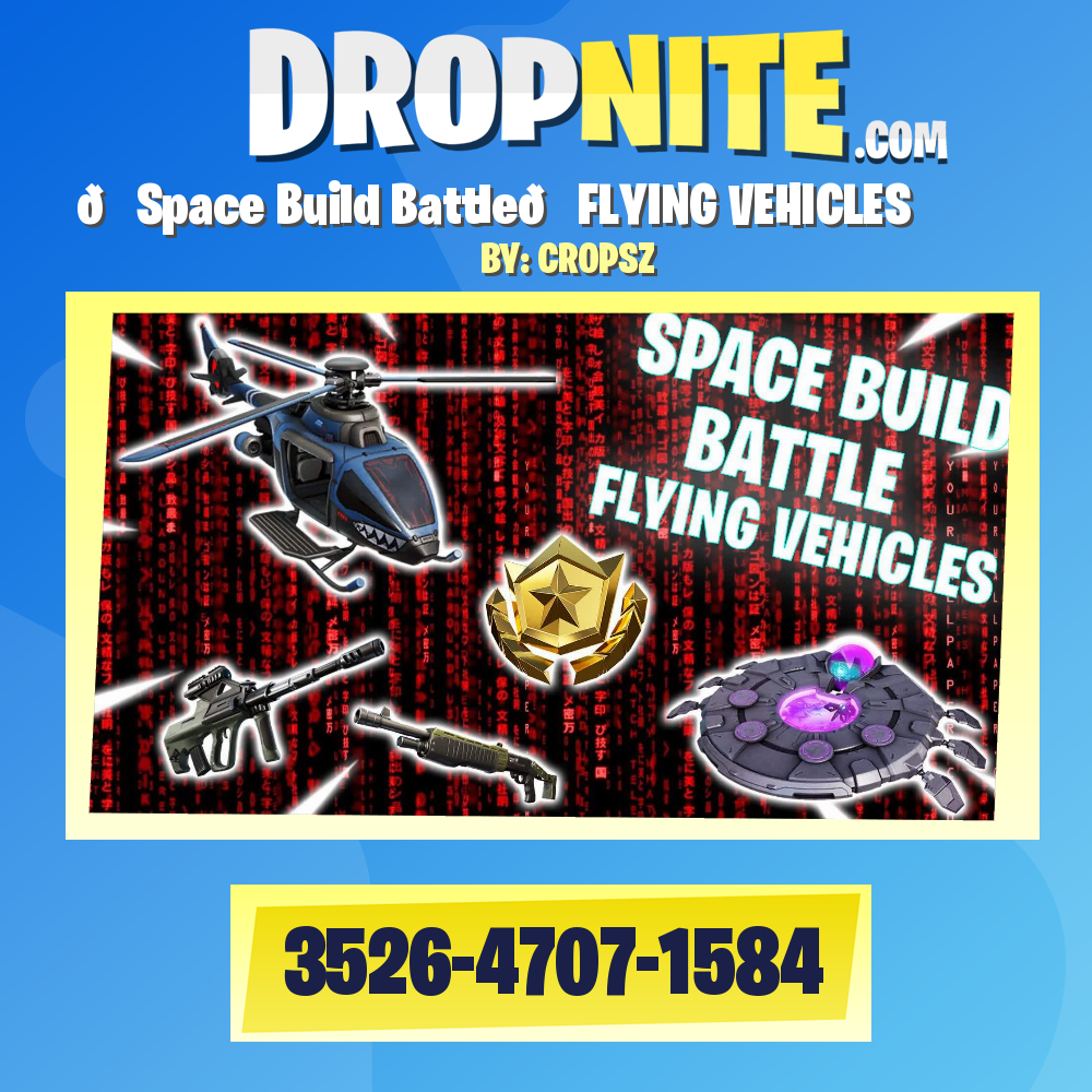 🚀Space Build Battle🚀FLYING VEHICLES