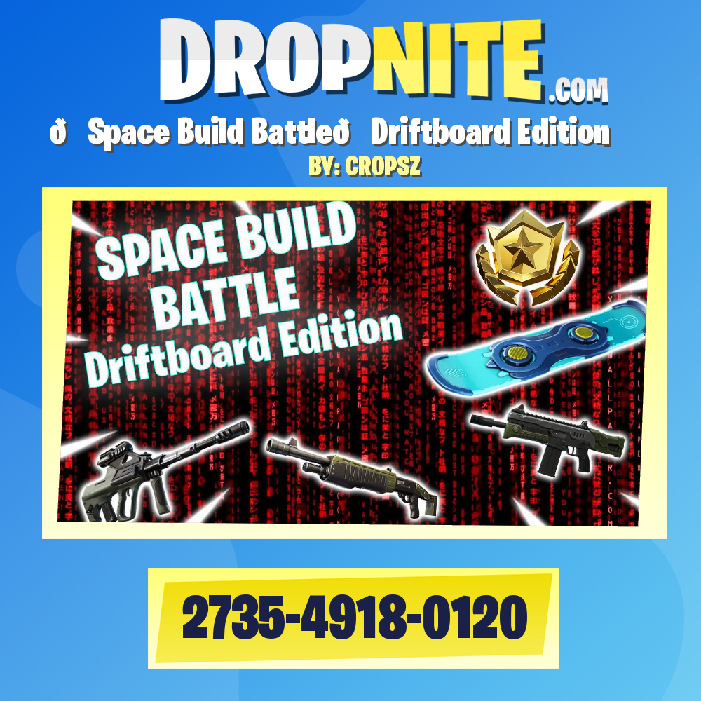 🚀Space Build Battle🚀Driftboard Edition