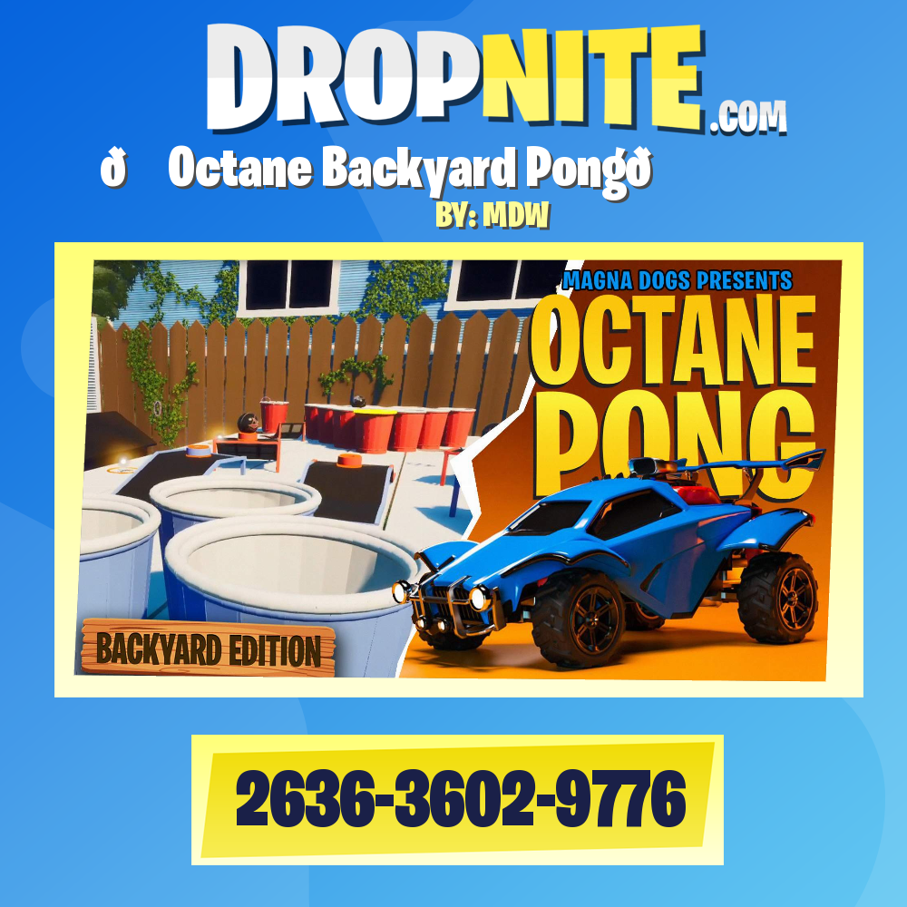 🏎️Octane Backyard Pong🏓
