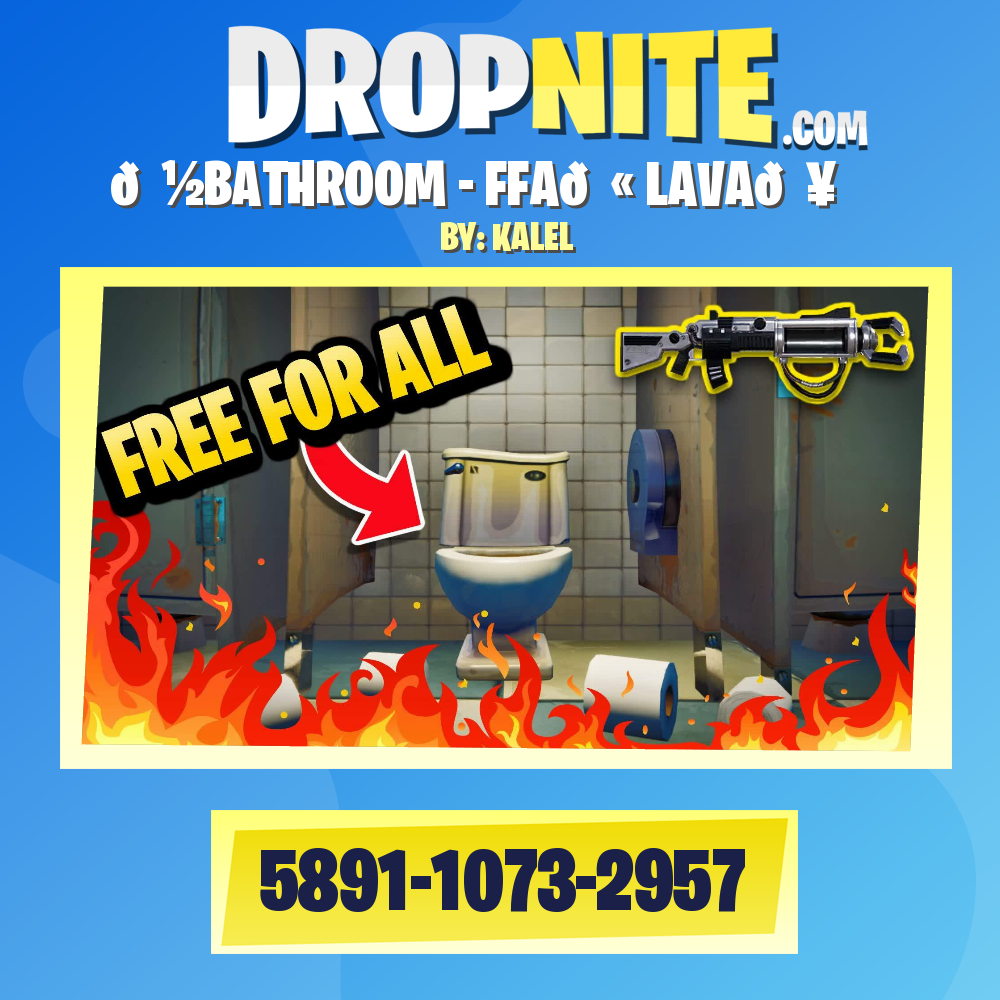 🚽BATHROOM - FFA🔫 LAVA🔥