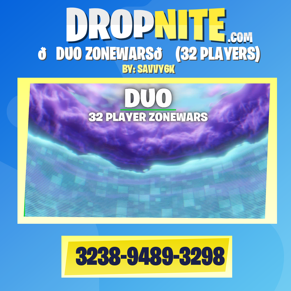😎DUO ZONEWARS😎 (32 PLAYERS)