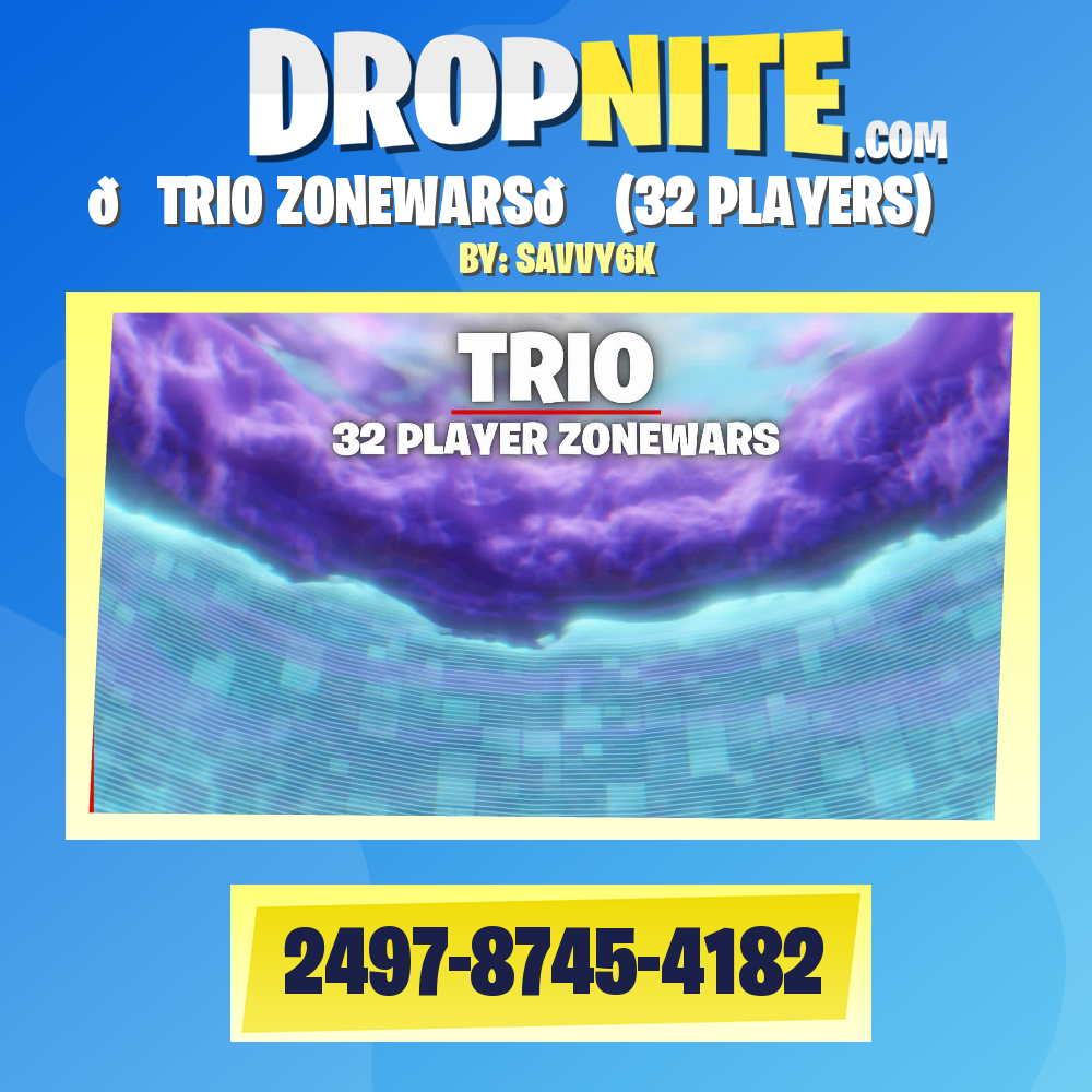 😎TRIO ZONEWARS😎 (32 PLAYERS)