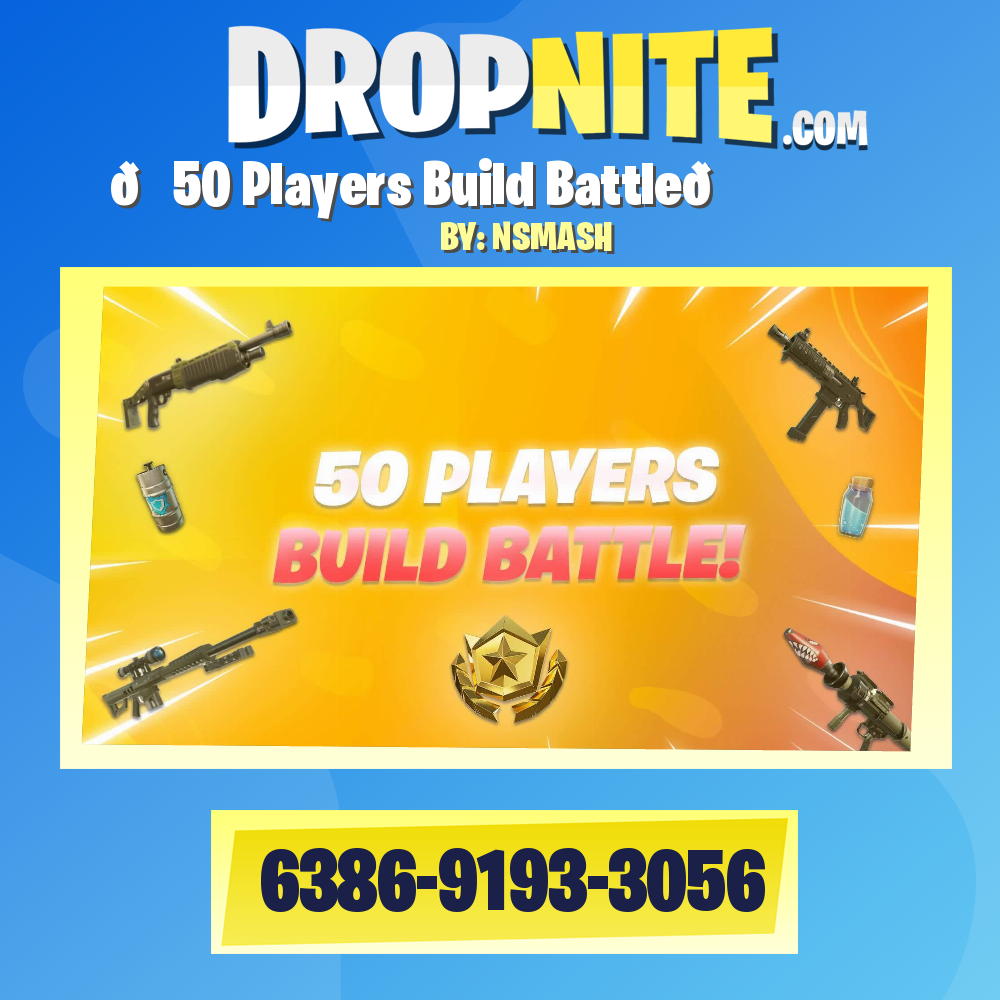 🌟50 Players Build Battle📈