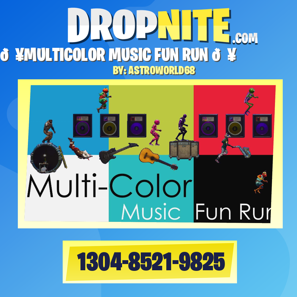 💥MULTICOLOR MUSIC FUN RUN 💥سباق الموت