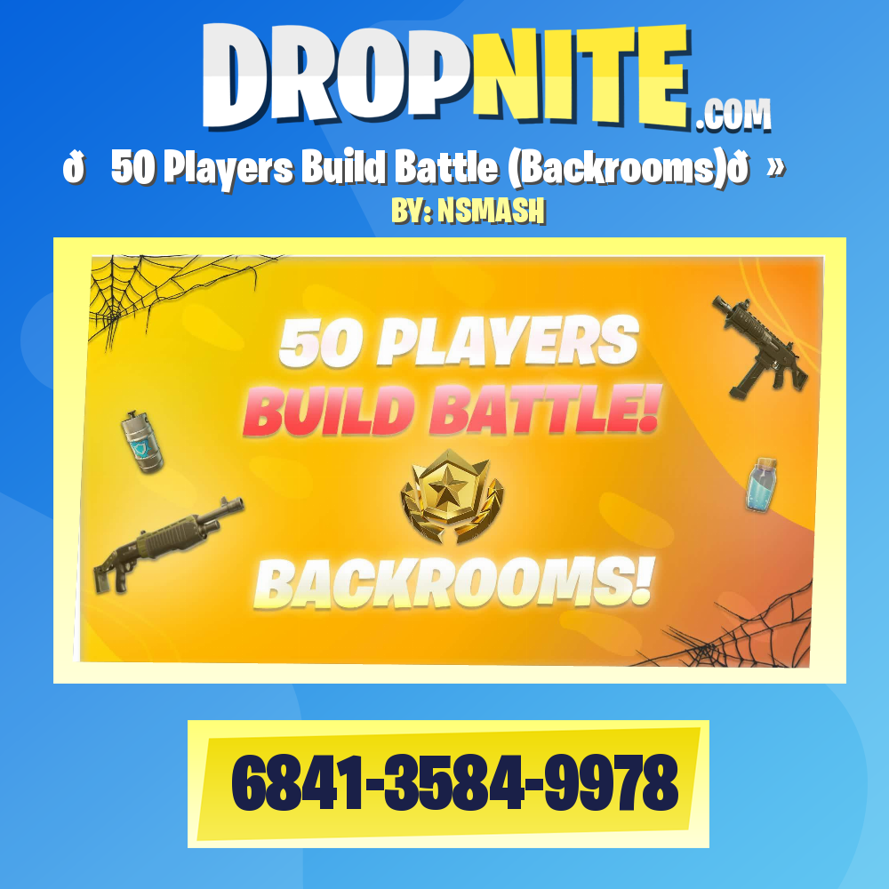 🌟50 Players Build Battle (Backrooms)👻
