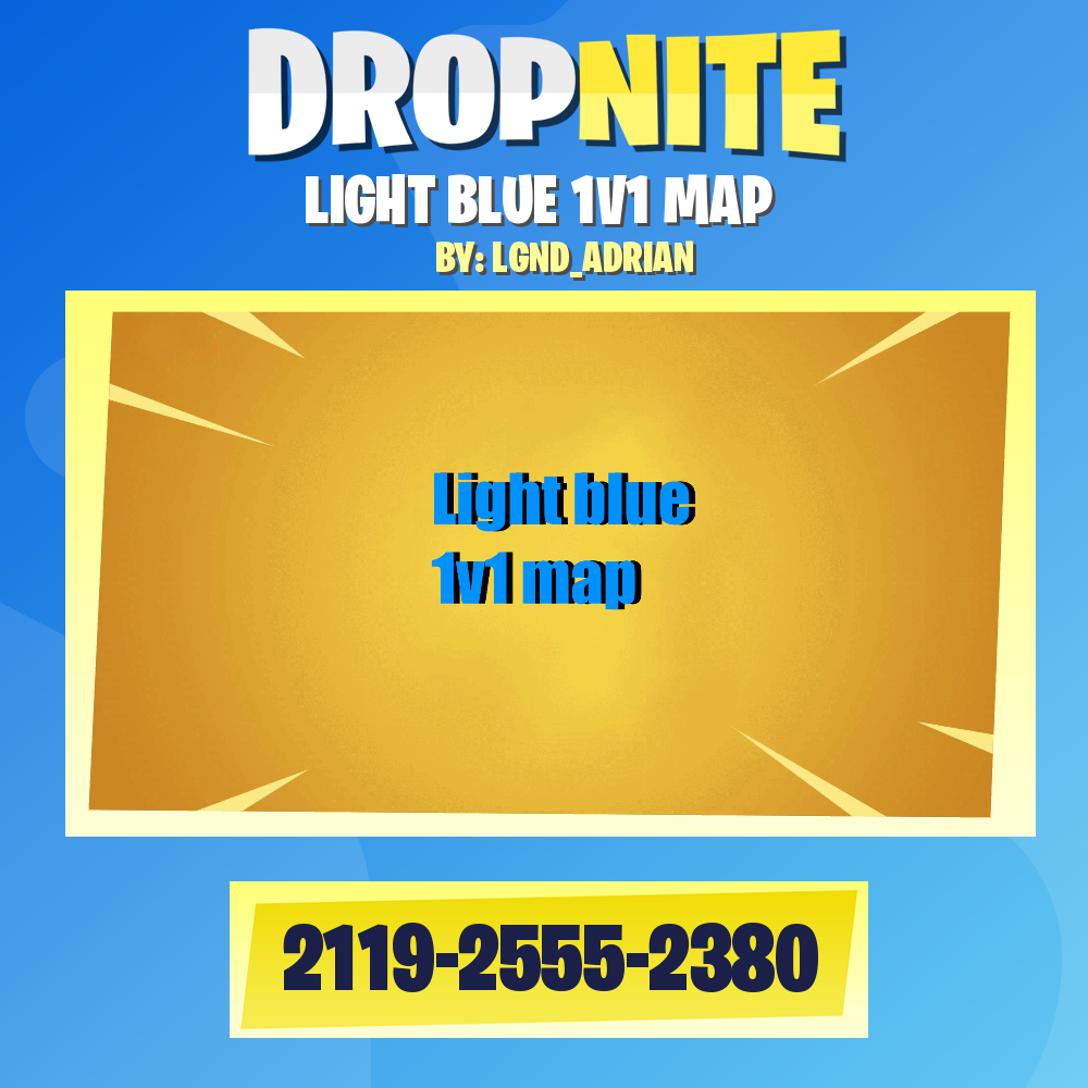 LIGHT BLUE 1V1 MAP