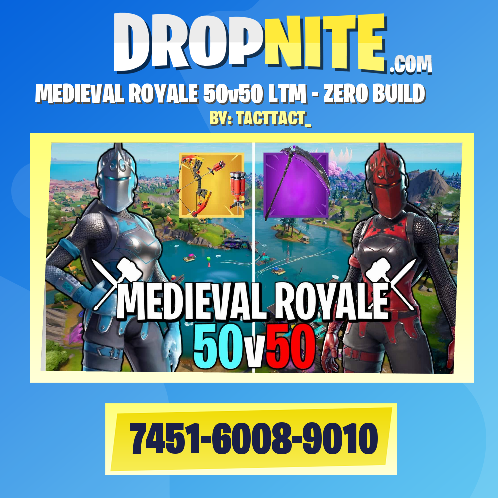 MEDIEVAL ROYALE 50v50 LTM - ZERO BUILD