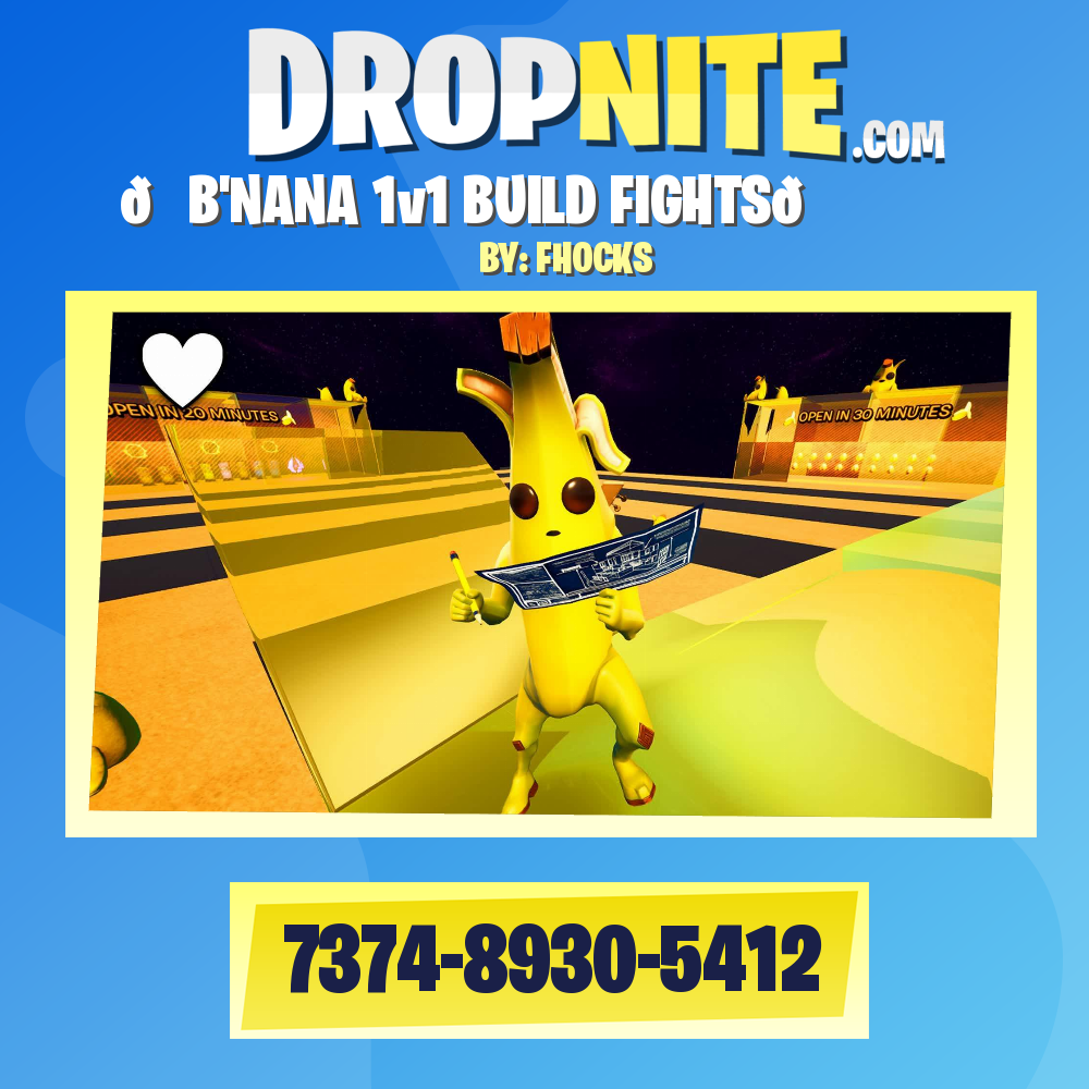 🍌B'NANA 1v1 BUILD FIGHTS🍌