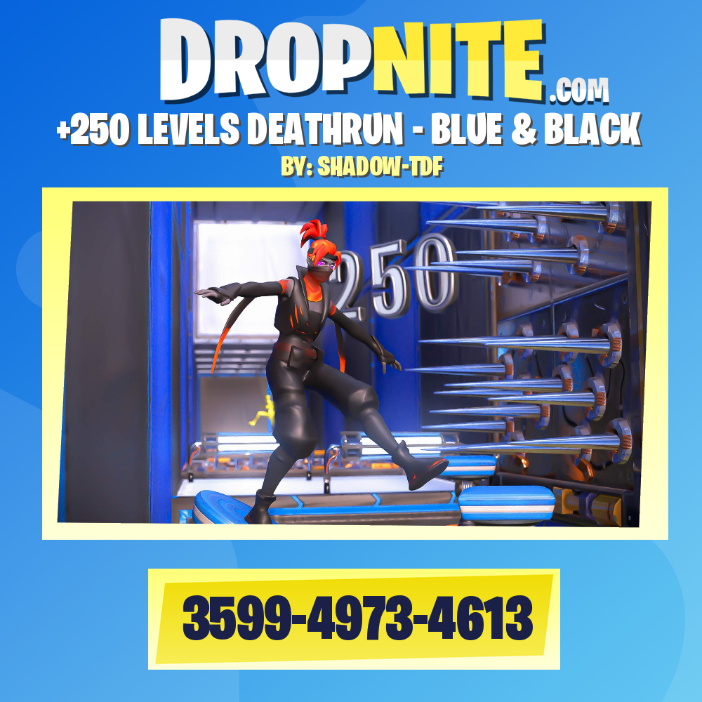 +250 LEVELS DEATHRUN - BLUE & BLACK