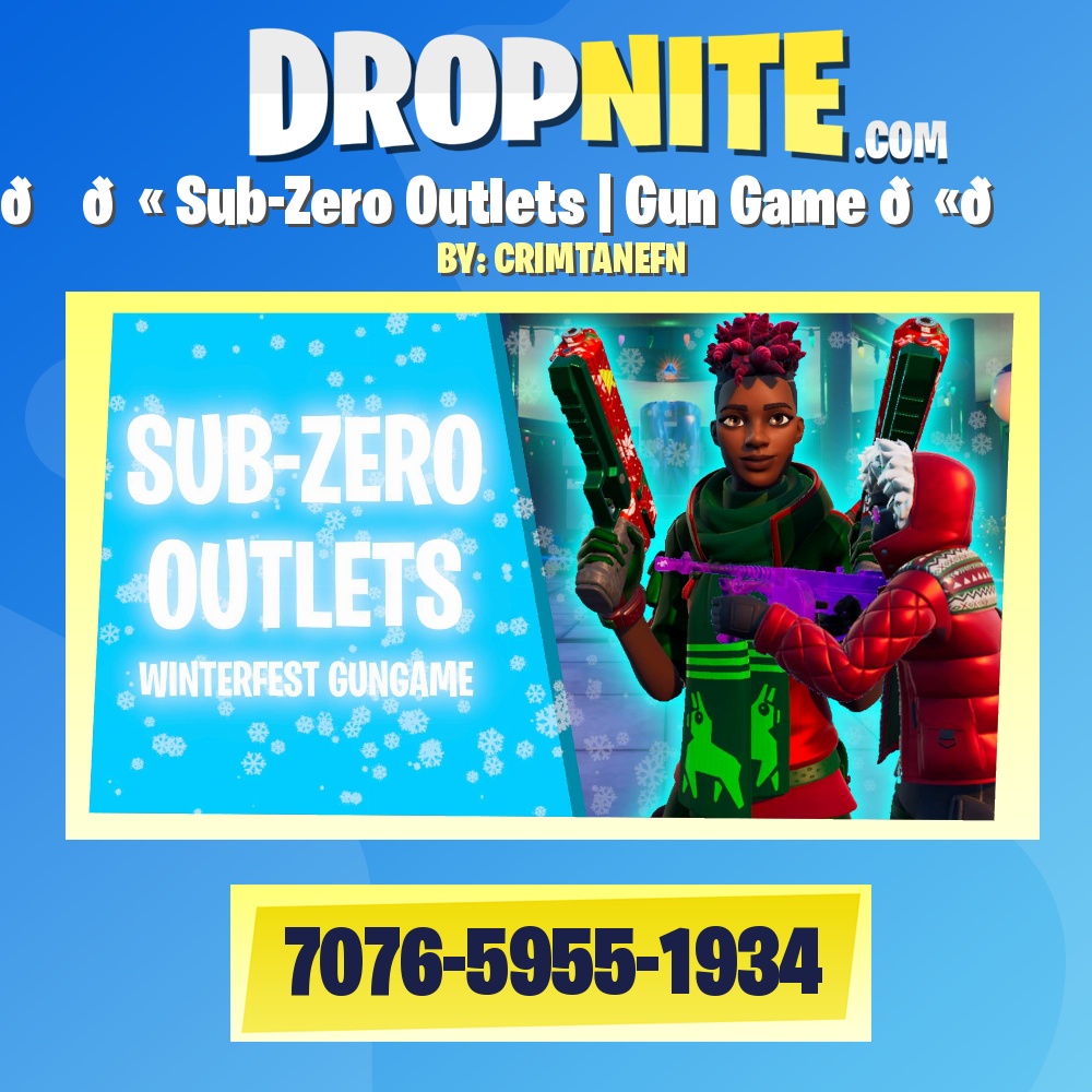 🛍️🔫 Sub-Zero Outlets | Gun Game 🔫🎁