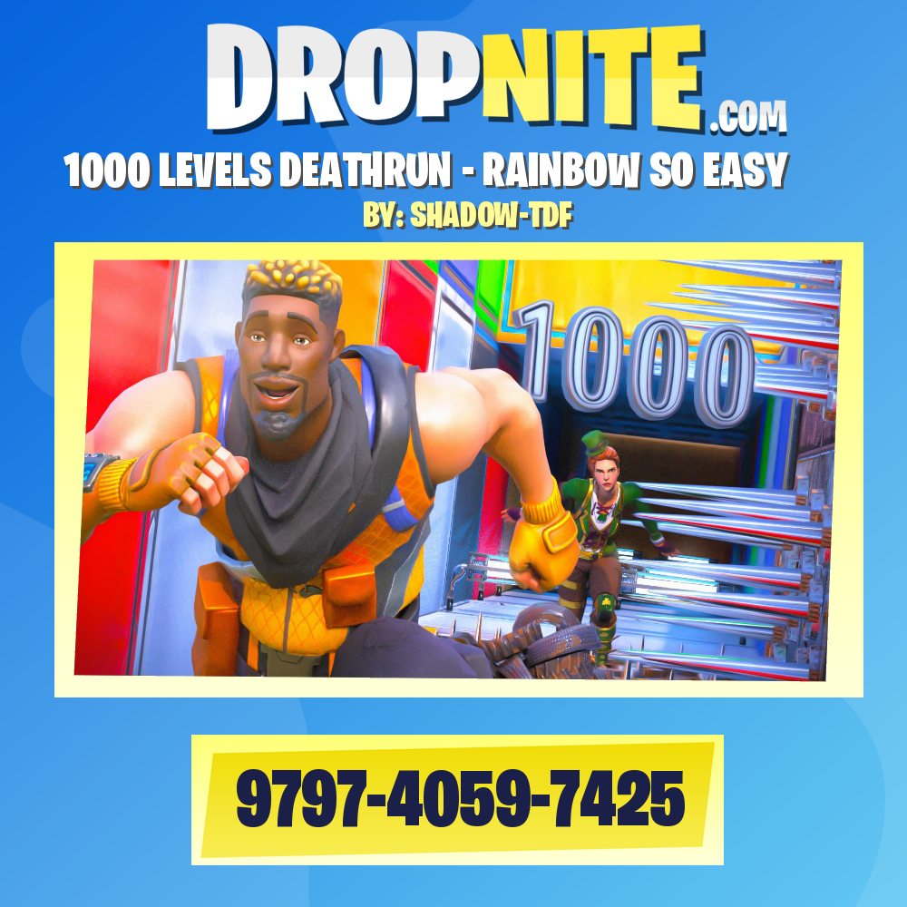 1000 LEVELS DEATHRUN - RAINBOW SO EASY️‍